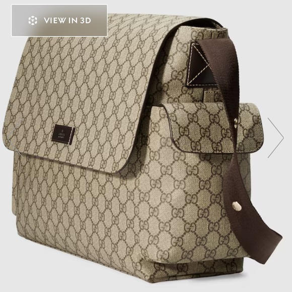 Authentic Gucci diaper bag gg plus diaper bag